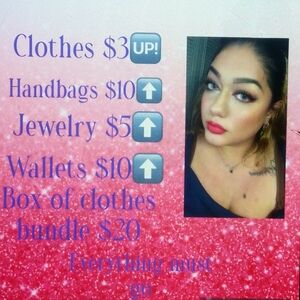 Clothing and Accessories Sale